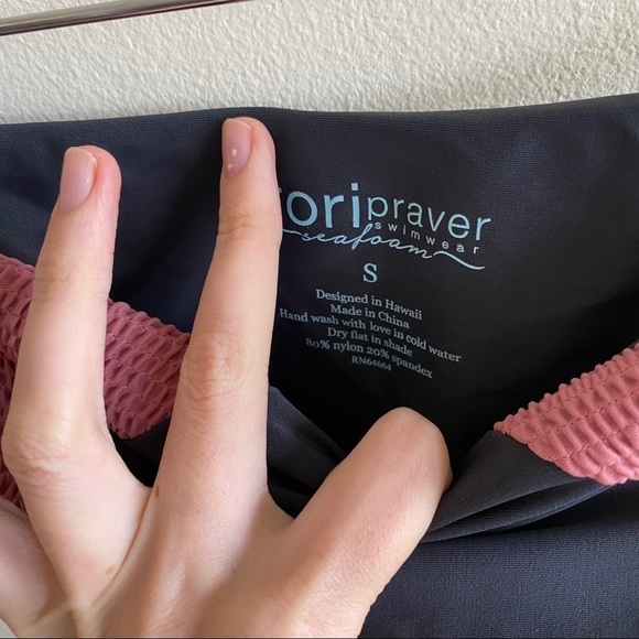 Copy - tori praver bikini high rise swim suit bottoms - Picture 3 of 4